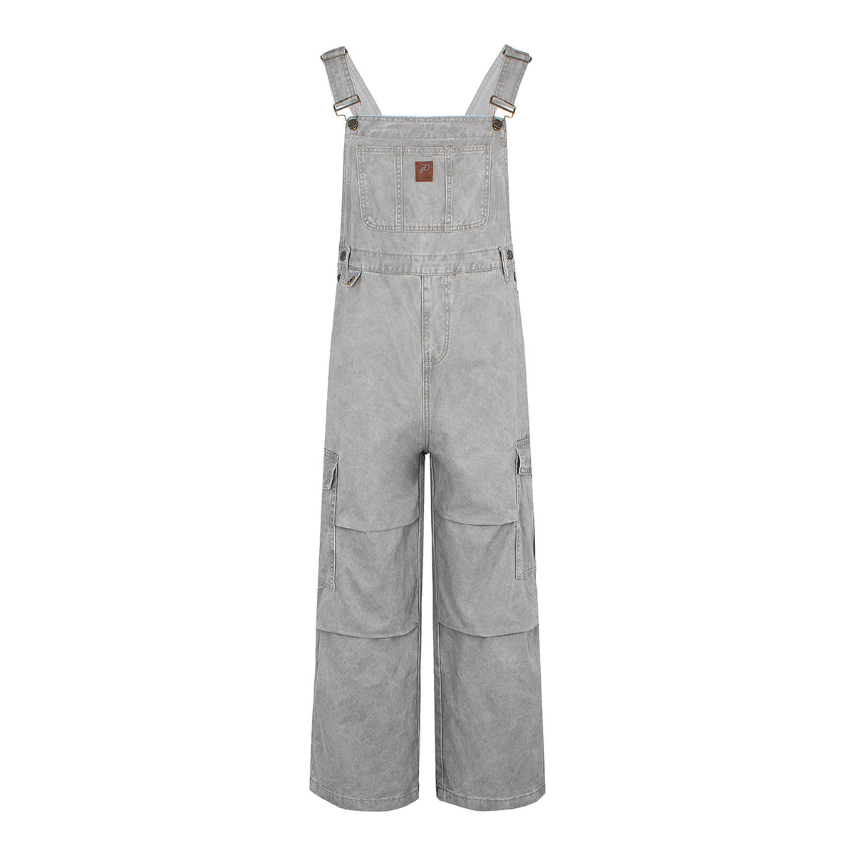 Relaxed Vintage Distressed Cargo Jeans Women's Youthful Versatile Overalls Pants