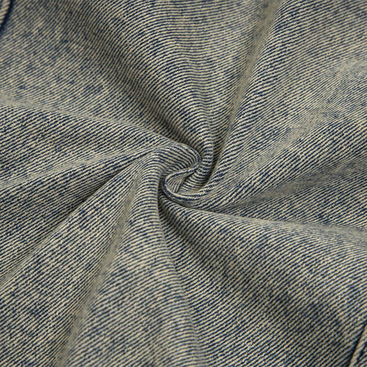 Zipper denim jacket