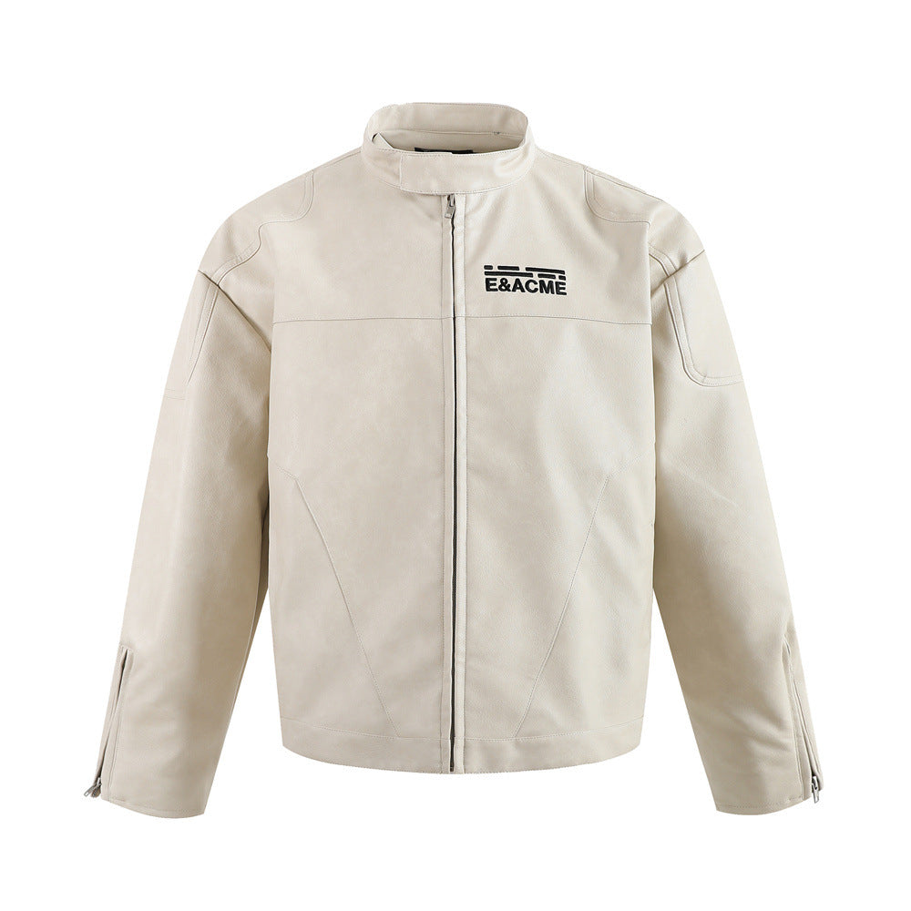 PU leather jacket