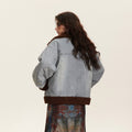 Thick denim jacket and cotton jacket