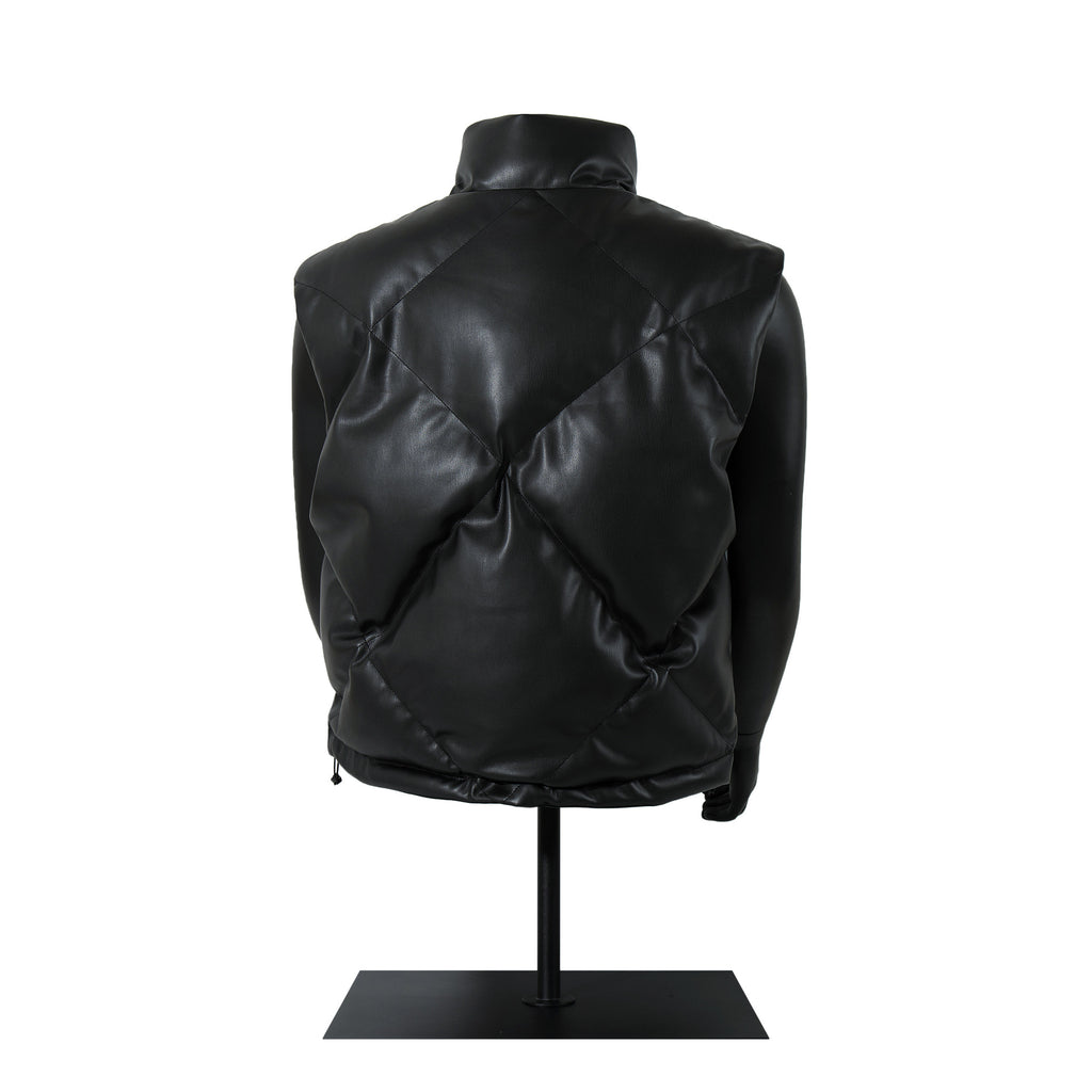 Vest leather jacket cotton jacket