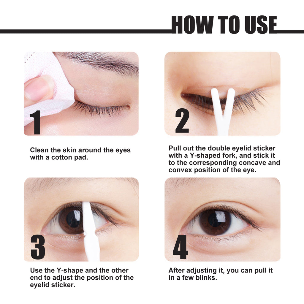West&Month Double Eyelid Styling, Invisible Glue-free Natural Mesh Is Sticky When It Meets Water Lace Olive Type