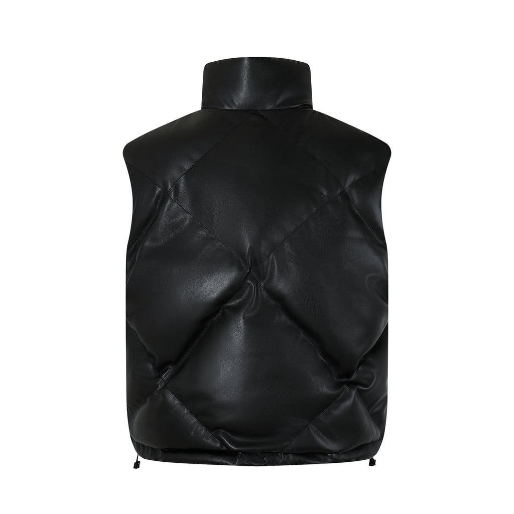 Vest leather jacket cotton jacket