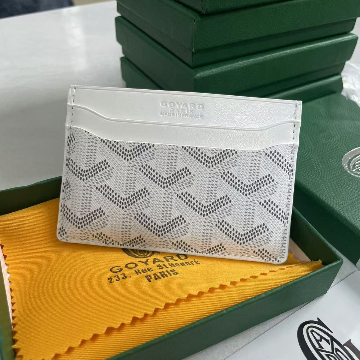 Goyard Fashion Card Holder for Men and Women, Multi-functional Wallet with Card and ID Slots, Casual Everyday Compact Card Case