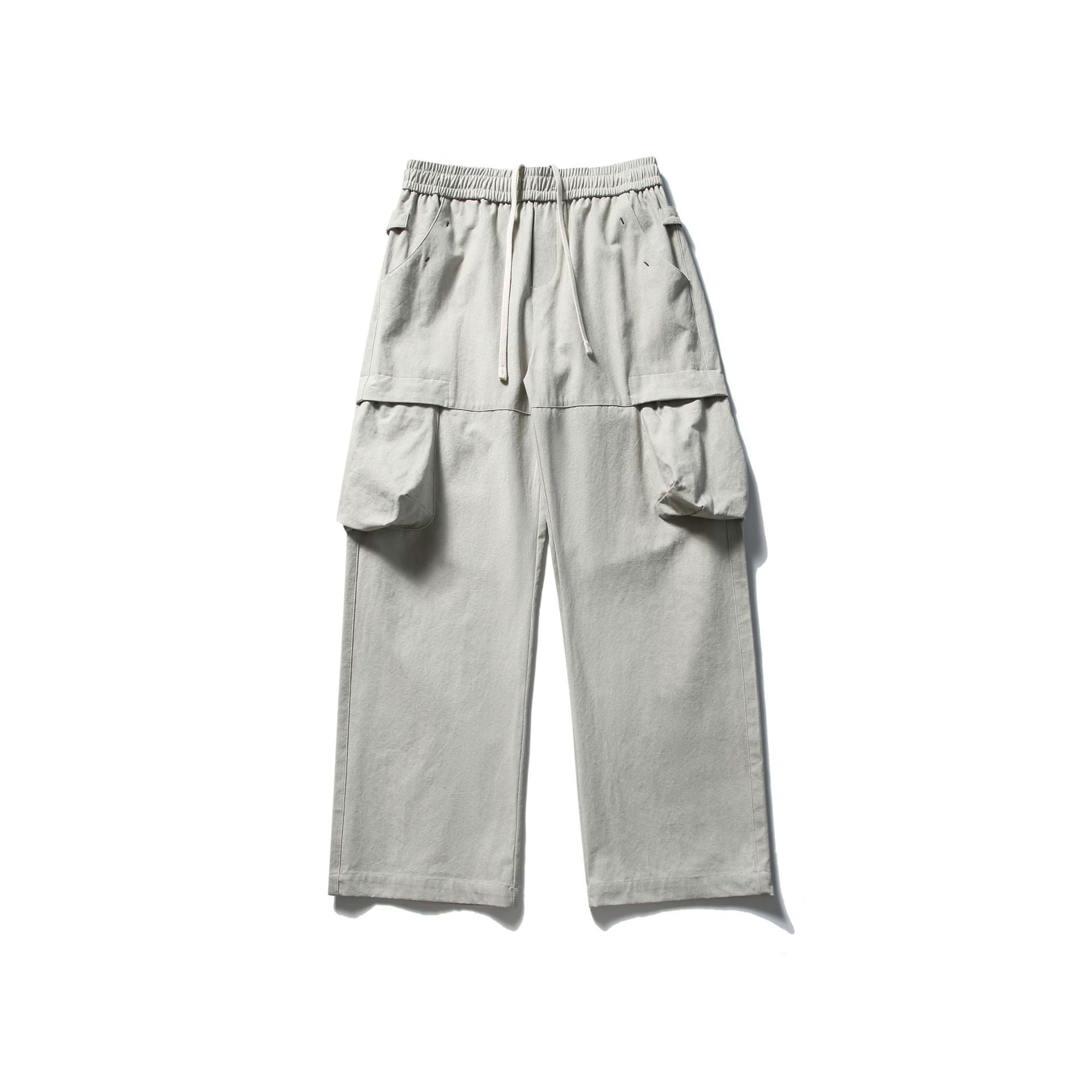 Cargo Pants Men Retro Loose Straight Leg Long Pants