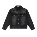 Wear and tear denim jacket