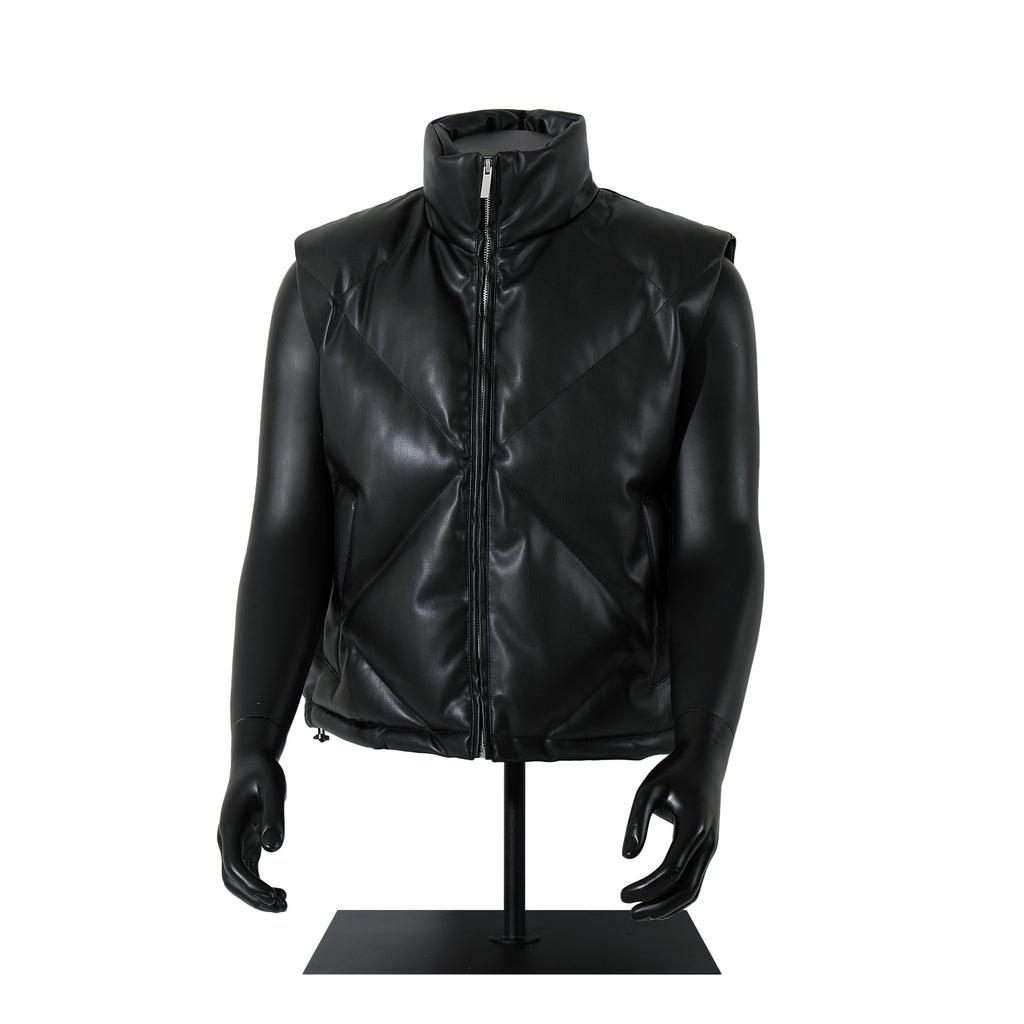 Vest leather jacket cotton jacket