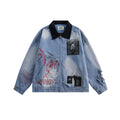 Washed denim jacket
