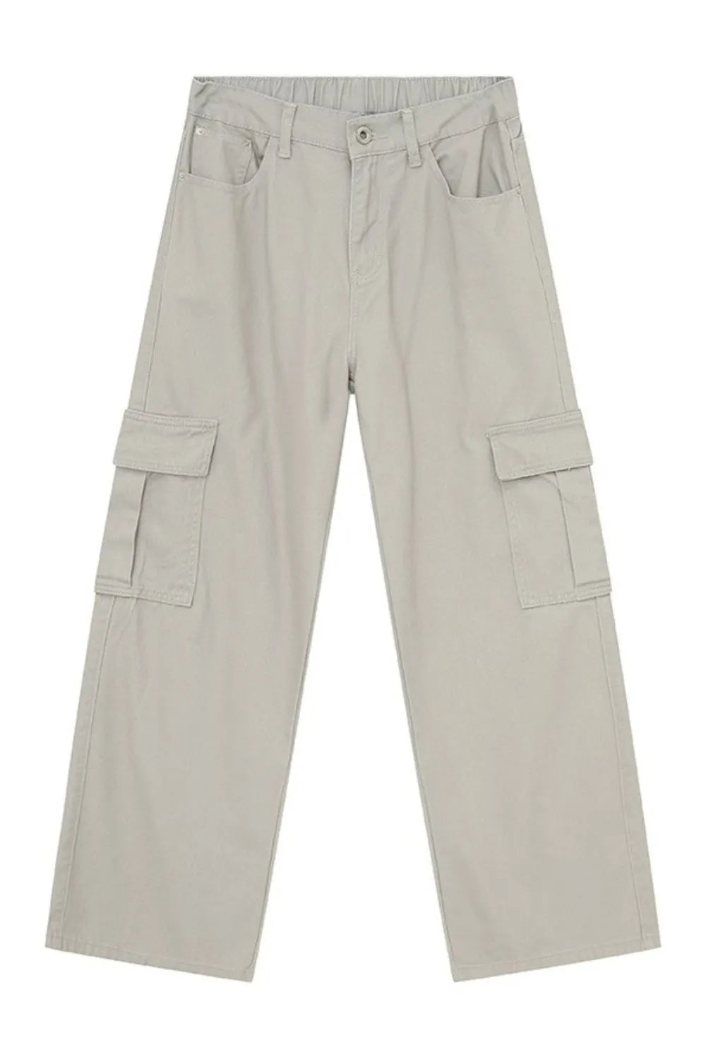 Hight Rise Wide Leg Cargo Pants