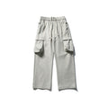 Cargo Pants Men Retro Loose Straight Leg Long Pants