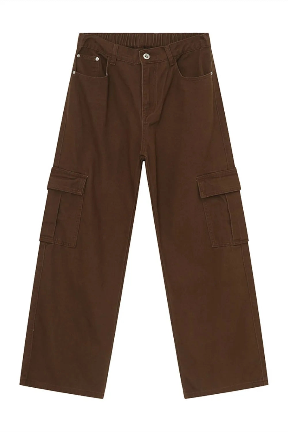 Hight Rise Wide Leg Cargo Pants