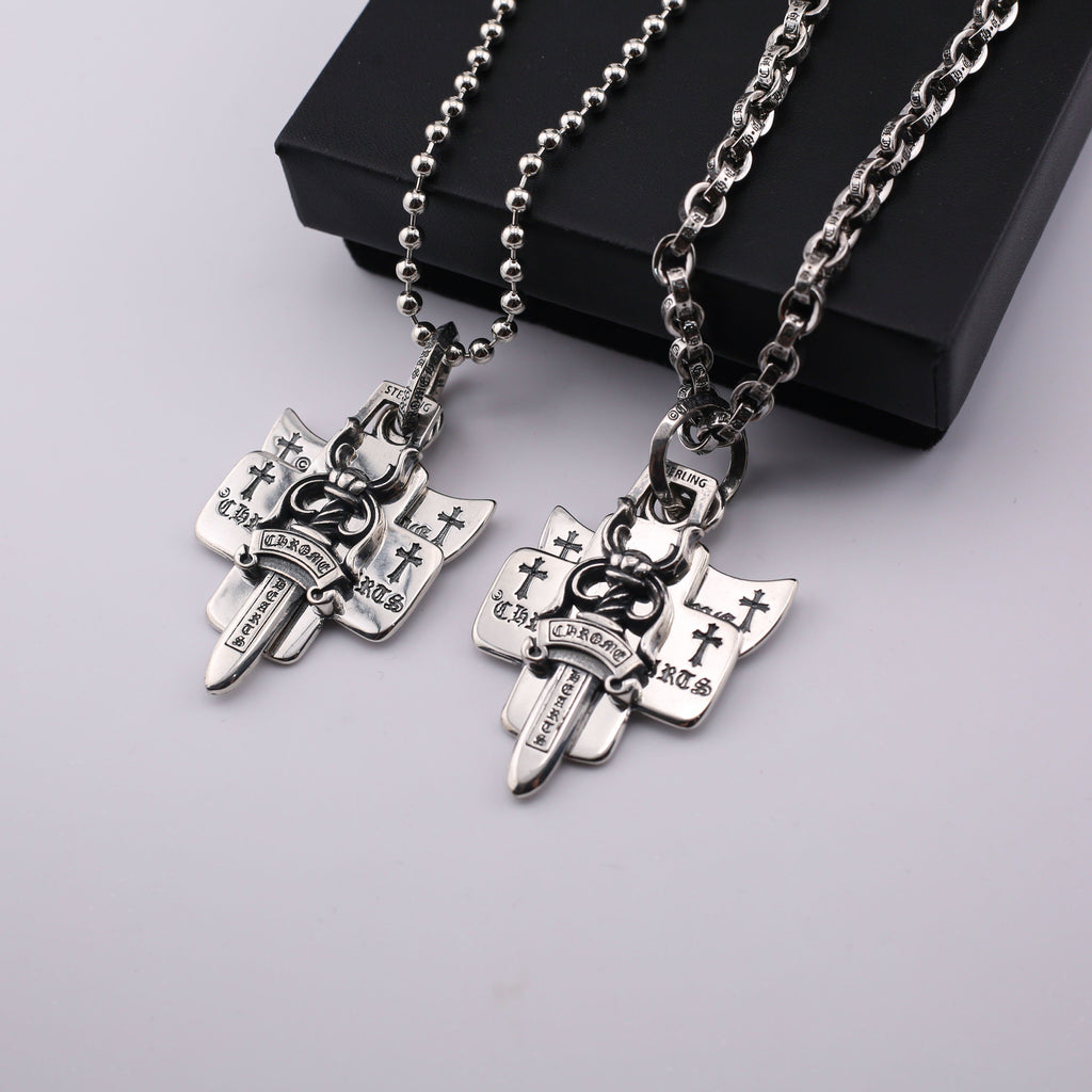 Clown 3-in-1 Three Element Pendant Necklace