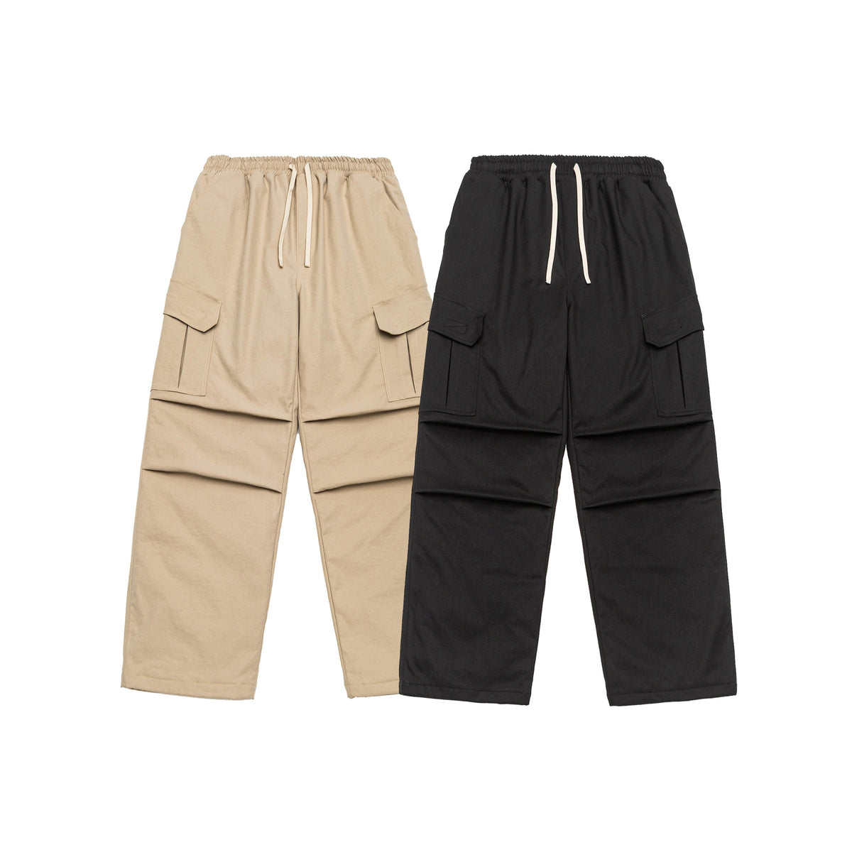 Outdoor Cargo Down Pants for Men Tactical Warmth Pants