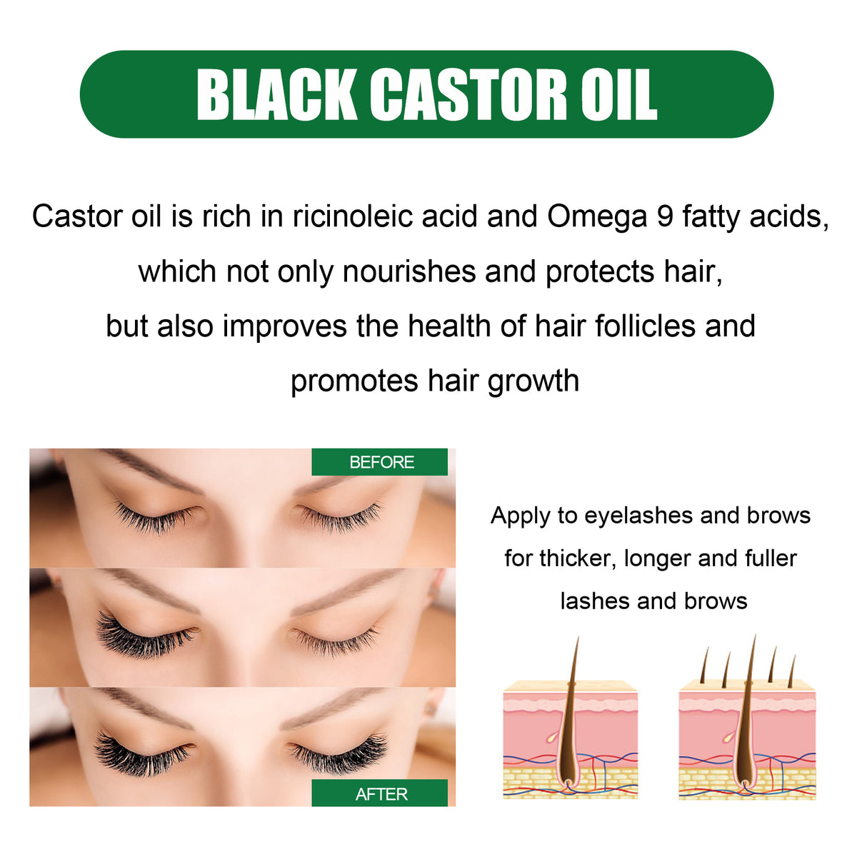 OUHOE Castor Oil Hair Conditioner, Nourishes Hair Roots Softens Hair And Prevents Loss Hair Conditioner