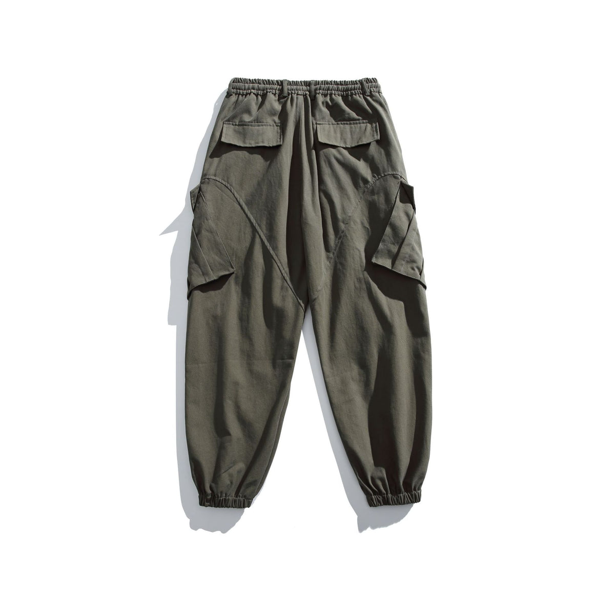 Loose Wide-Leg Cargo Pants with Multiple Pockets