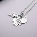 Clown 3-in-1 Three Element Pendant Necklace