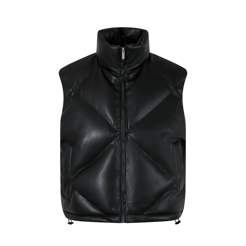 Vest leather jacket cotton jacket