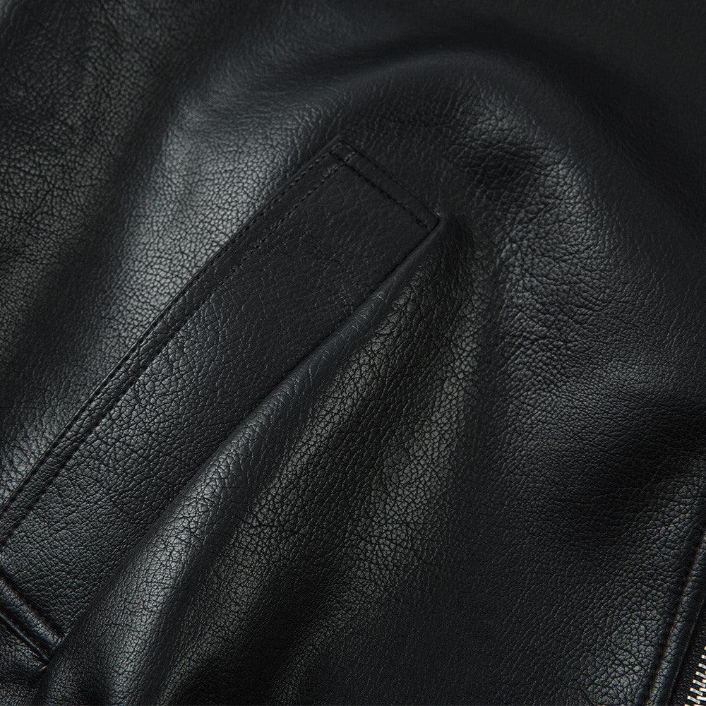 PU leather jacket