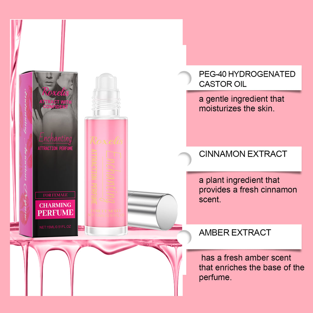 Roxelis Enchanting Attraction Perfume, A Natural And Refreshing Fragrance That Exudes A Unique Charm In Daily Life And Is A Niche Perfume That Lingers On The Go