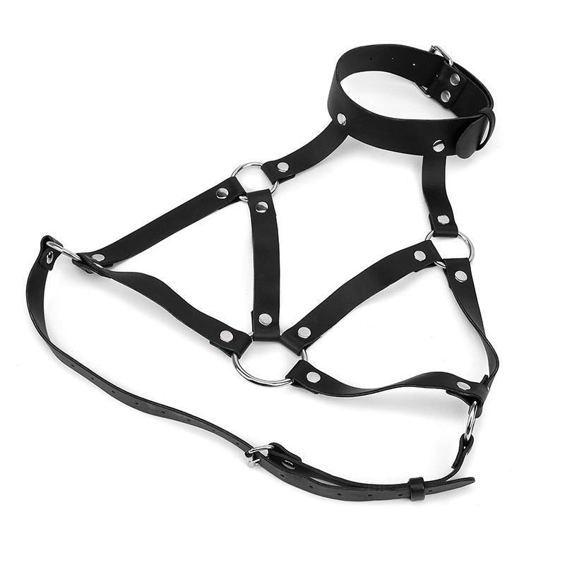 Sexy Binding Clothing Leather Sexy Clothing Adult Toys Binding Neck Covers Sexy Clothing