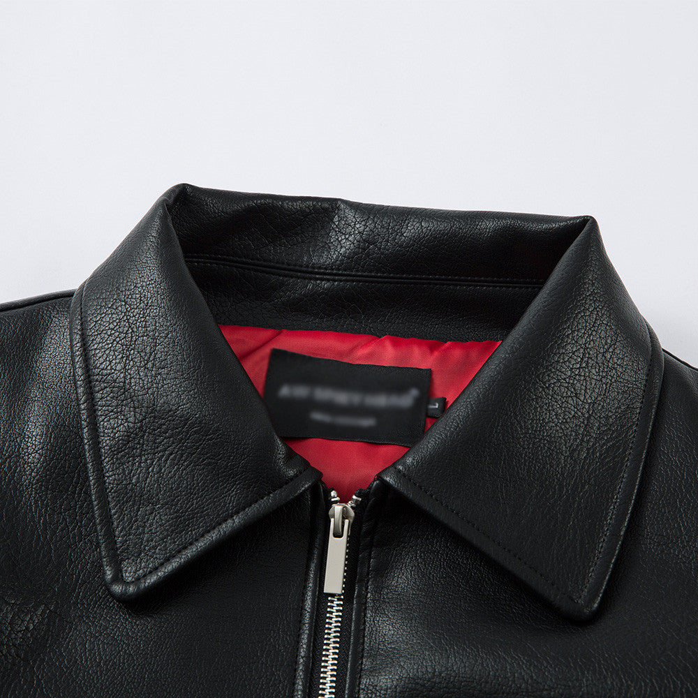 PU leather jacket