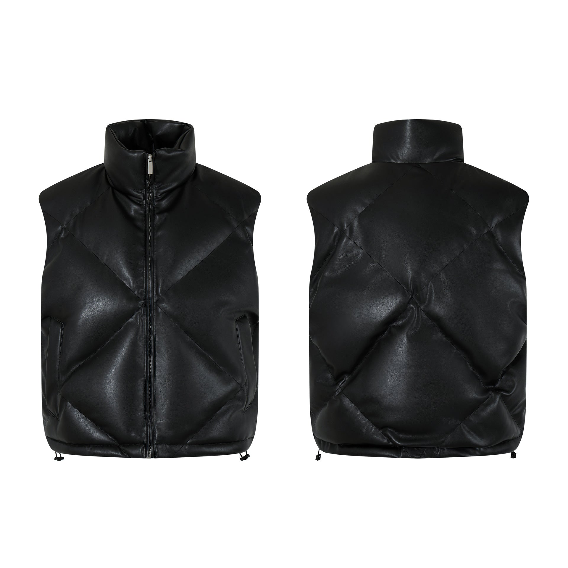 Vest leather jacket cotton jacket