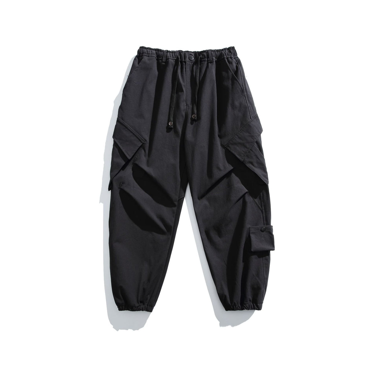 Loose Wide-Leg Cargo Pants with Multiple Pockets